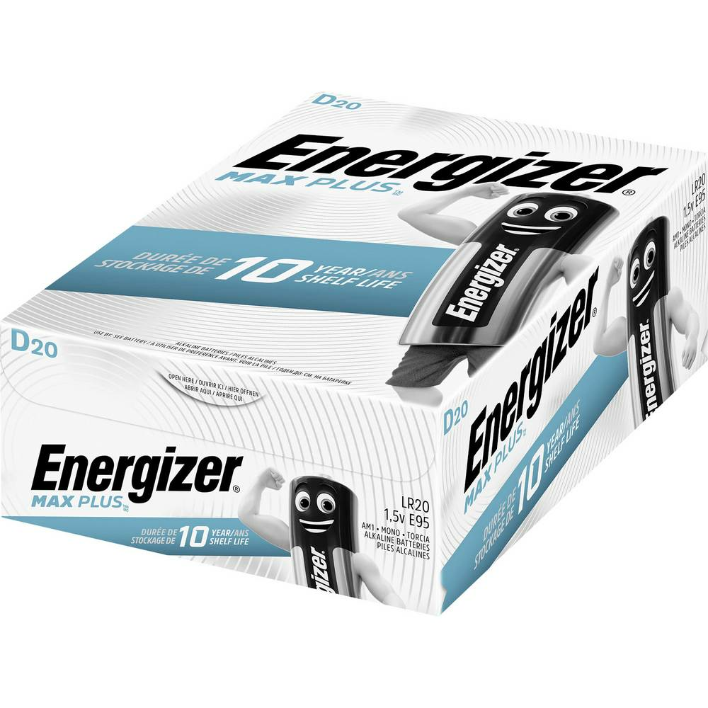 B-Ware Energizer Max Plus Industrial Mono D Batterie 1.5 V 20 St - 7638900423365