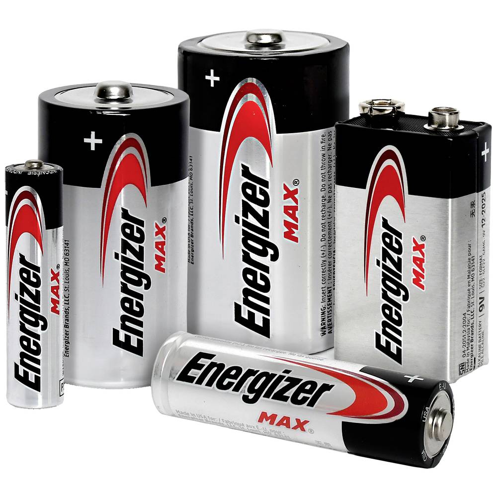 Energizer Max Mignon (AA)-Batterie Alkali-Mangan 1.5 V Ladeakku Akku 9 STÜCK - 7638900439076