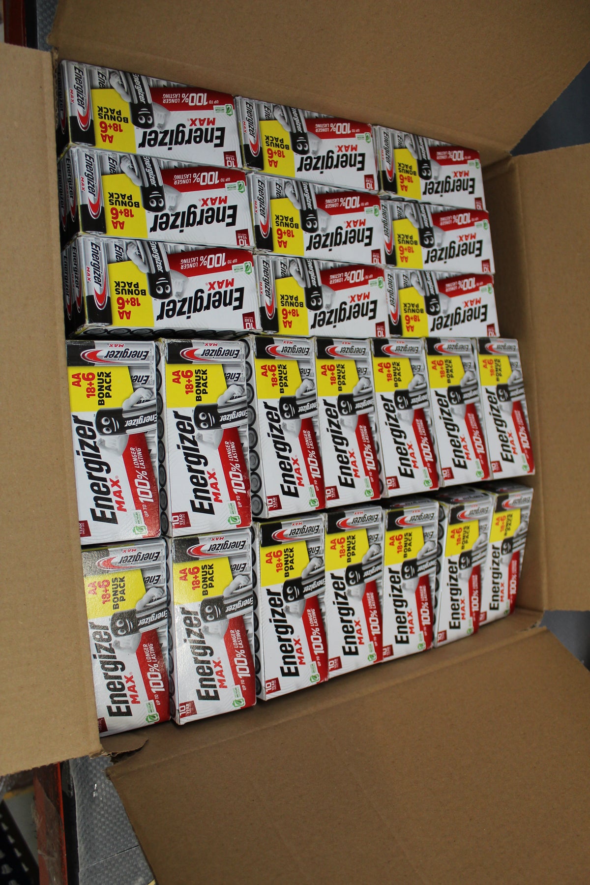 Energizer Max Mignon (AA)-Batterie Alkali-Mangan 1.5 V Ladeakku 23 STÜCK - 7638900439076