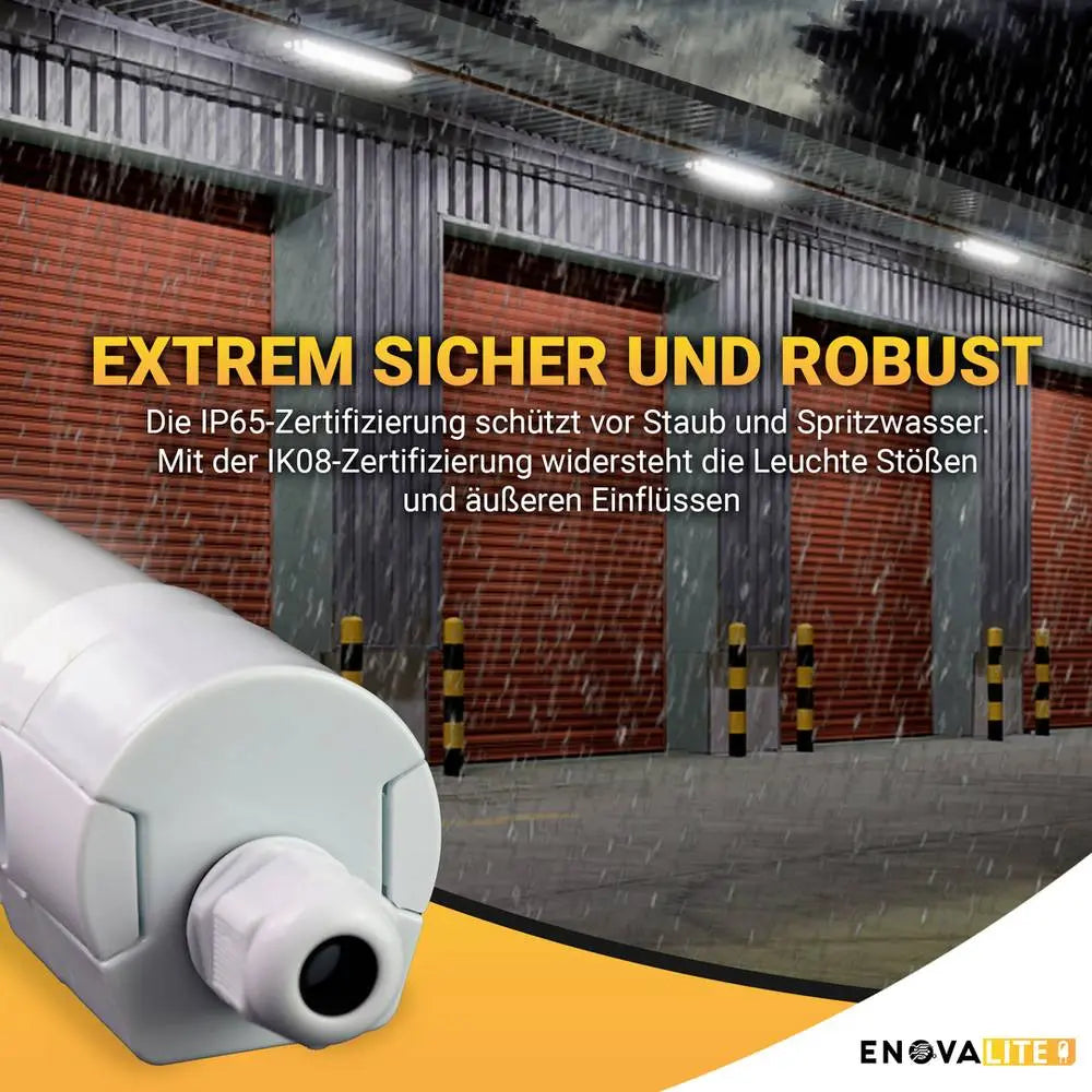 B-Ware Enova Lite Feuchtraumleuchte Wannenleuchte Led Lichtleiste Ip65 2 Stück - 4260508899841