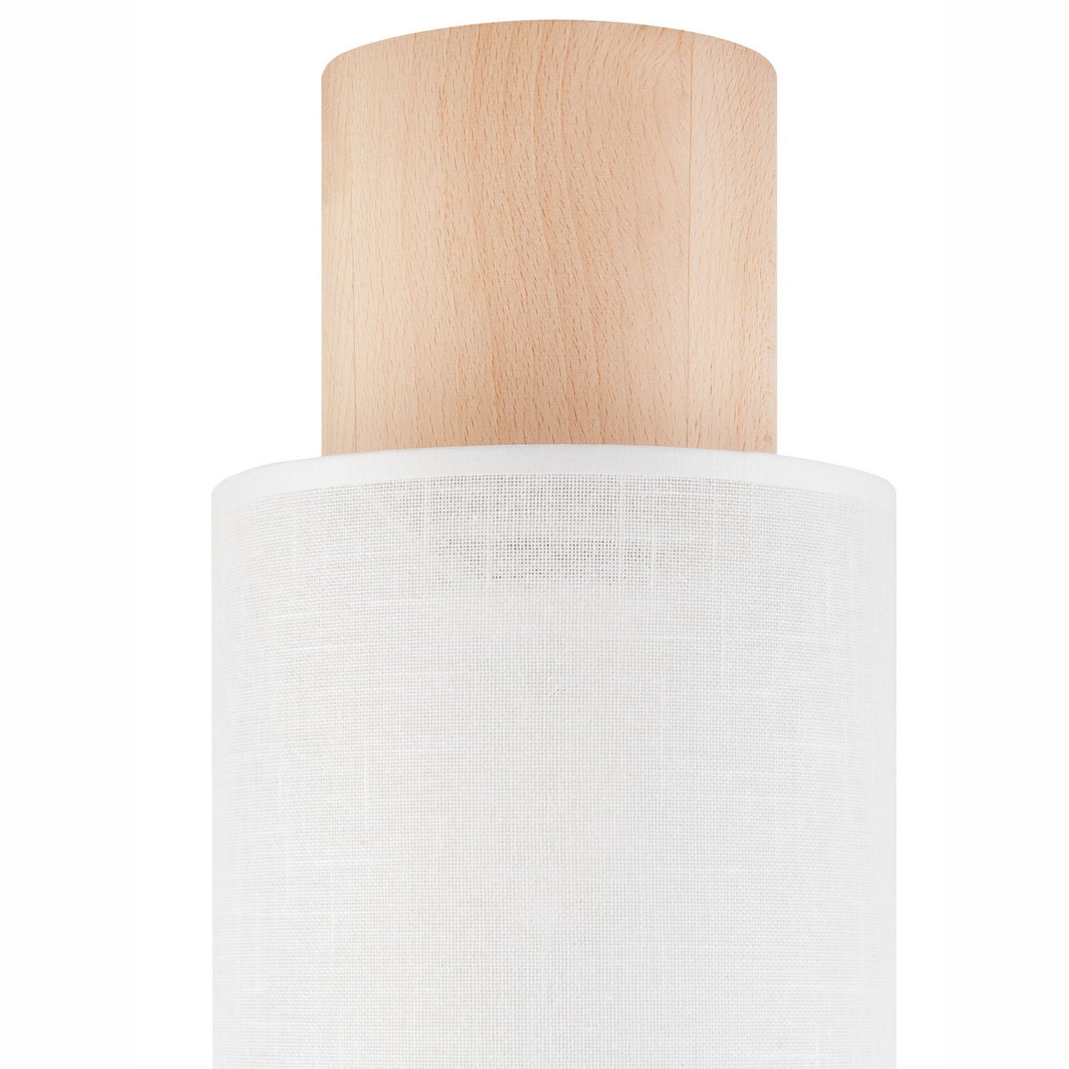 B-Ware Envostar Asolita Deckenleuchte Lampe Stoffschirm Weiß Wohnzimmer Beleuchtung - 4251911780888