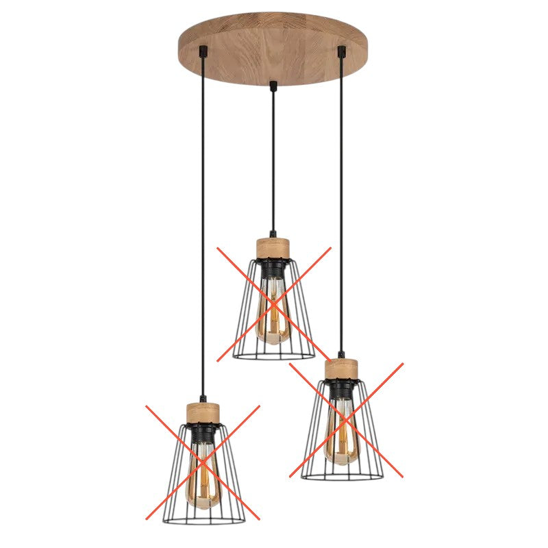 Envostar Dorvi Hängeleuchte Pendelleuchte Lampe 3-flg Rondell SIEHE TEXT/FOTO - 5903839989599