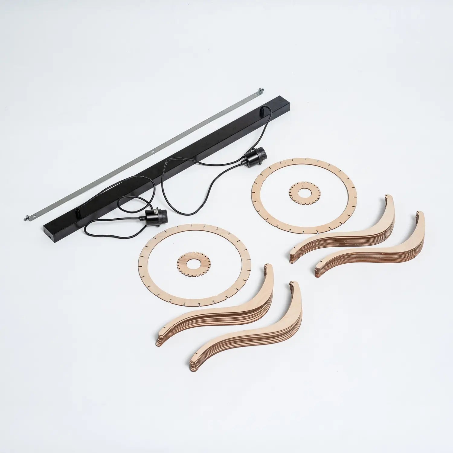 B-Ware Envostar Faje Hängeleuchte Deckenleuchte Leuchte Birkensperrholz 2flg Siehe Text - 4251911724196