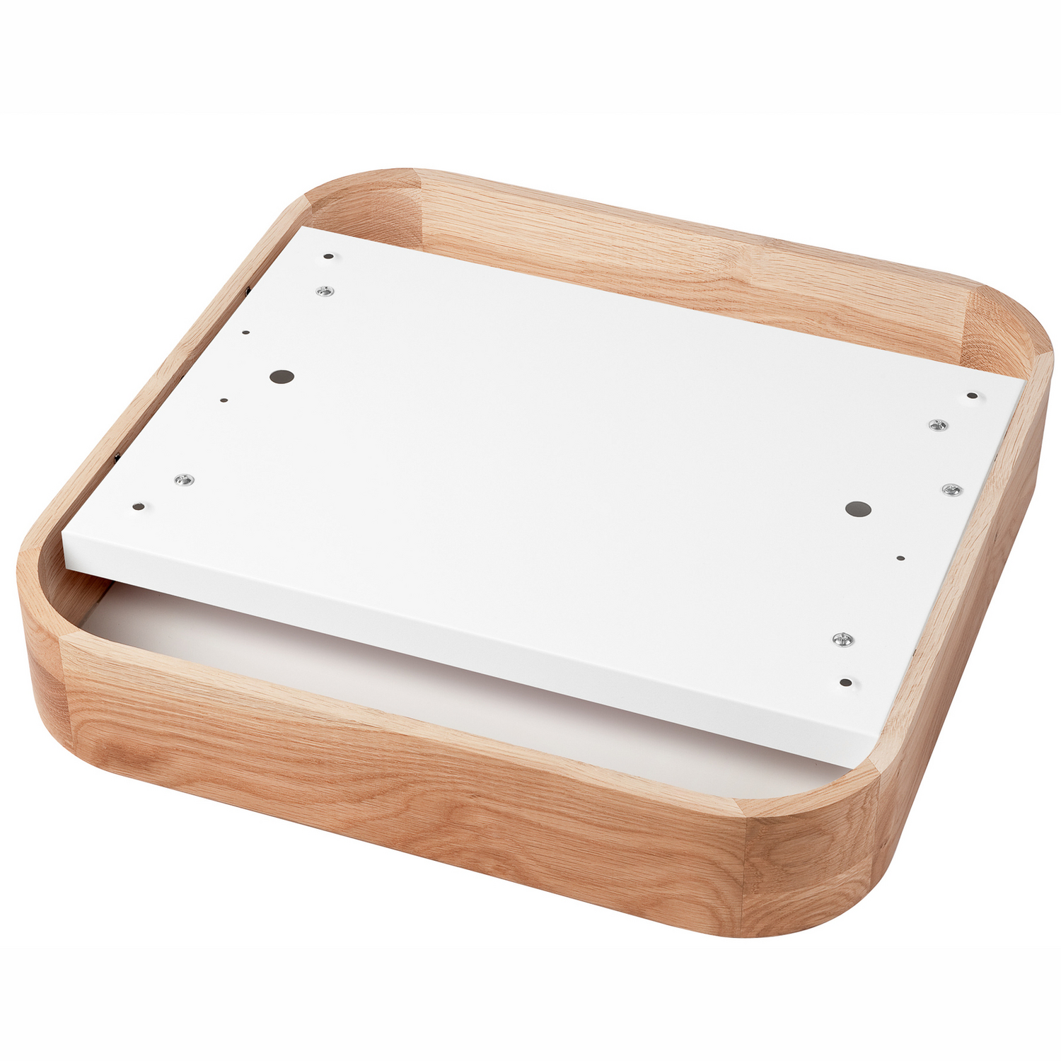 B-Ware Envostar Gaspar Deckenleuchte Lampe Holz Eckig 45x45 Cm Deckenlampe Lampe Spot - 4251911783698