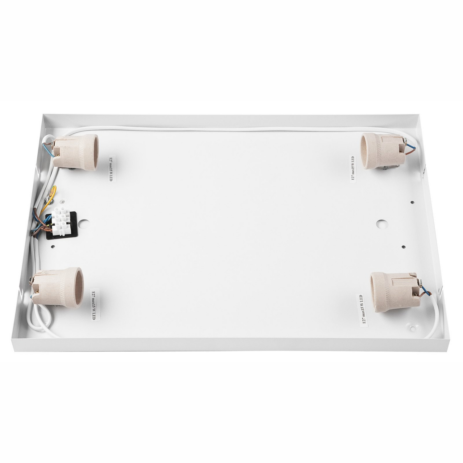 B-Ware Envostar Gaspar Deckenleuchte Lampe Holz Eckig 45x45 Cm Deckenlampe Lampe Spot - 4251911783698