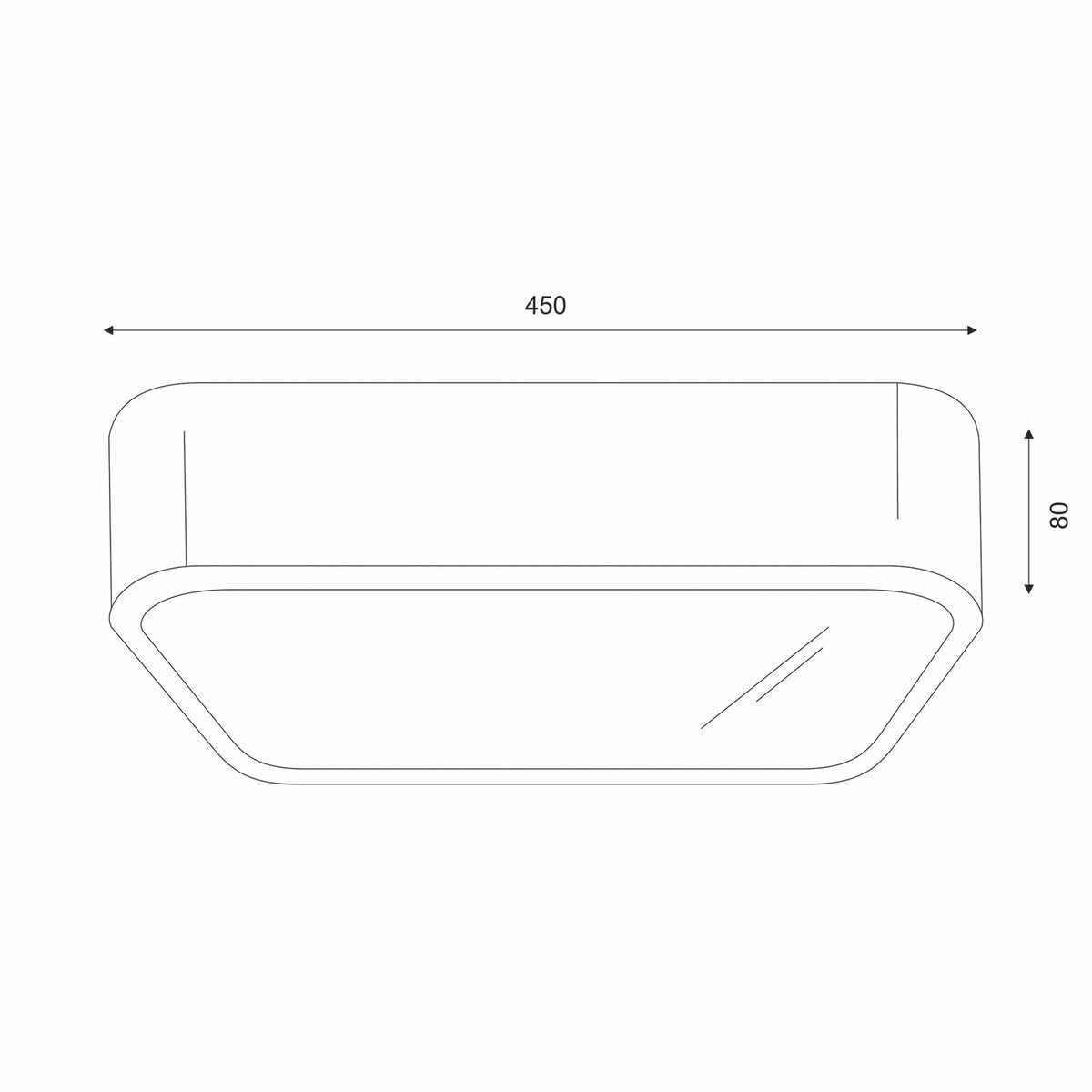 Envostar Gaspar Deckenleuchte Lampe Holz eckig 45x45 cm Deckenlampe Lampe Spot - 4251911783698