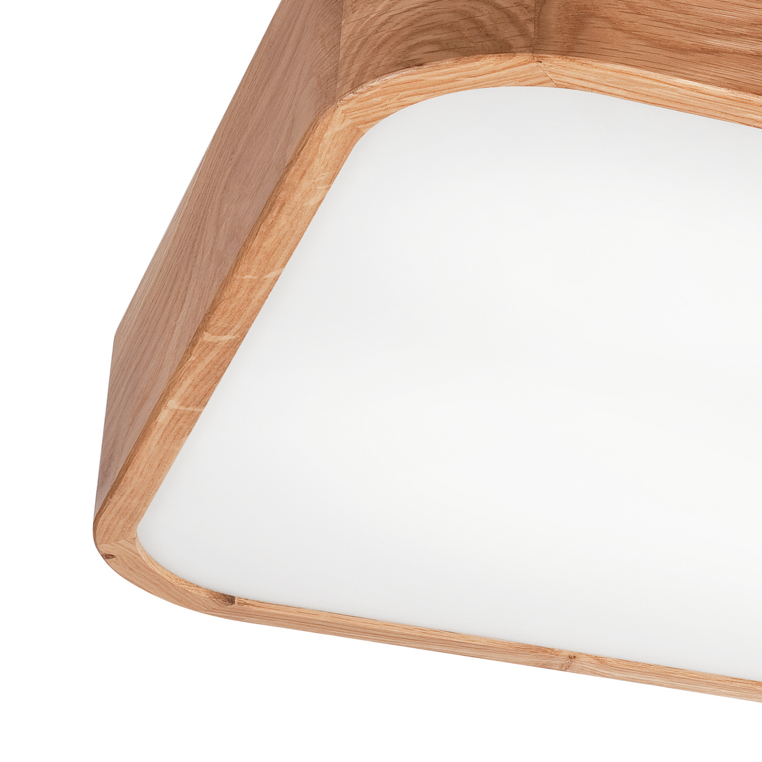 B-Ware Envostar Gaspar Deckenleuchte Lampe Holz Eckig 45x45 Cm Deckenlampe Lampe Spot - 4251911783698