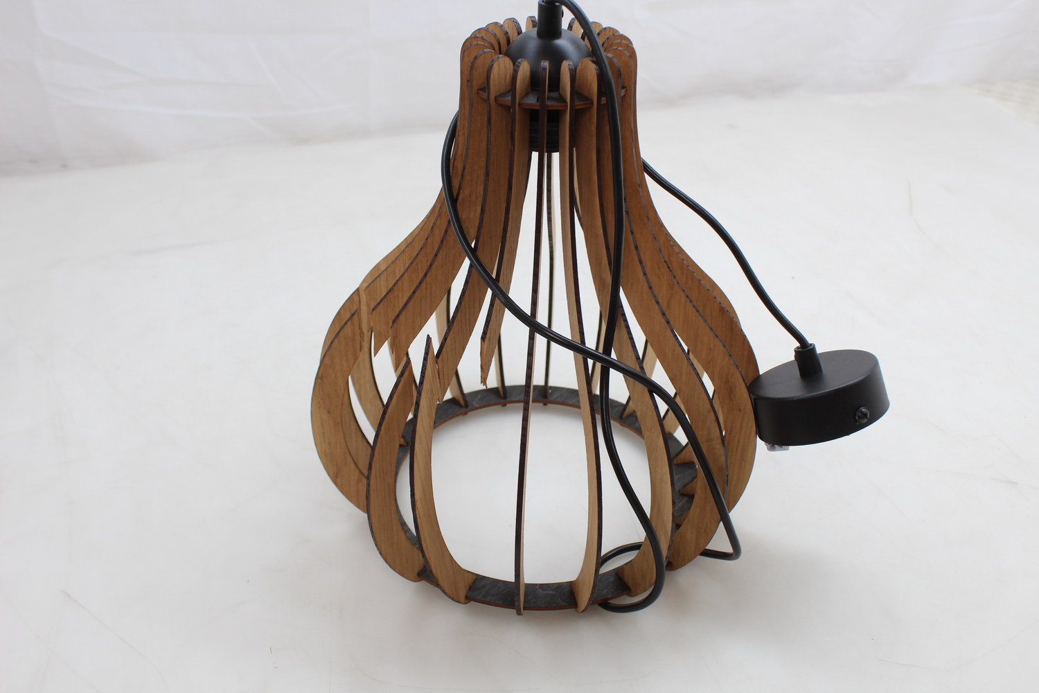 Envostar Hängeleuchte Pendelleuchte Lampe Falou Eiche ø 25 Cm Siehe Text/Foto C-Ware - 4251911795837