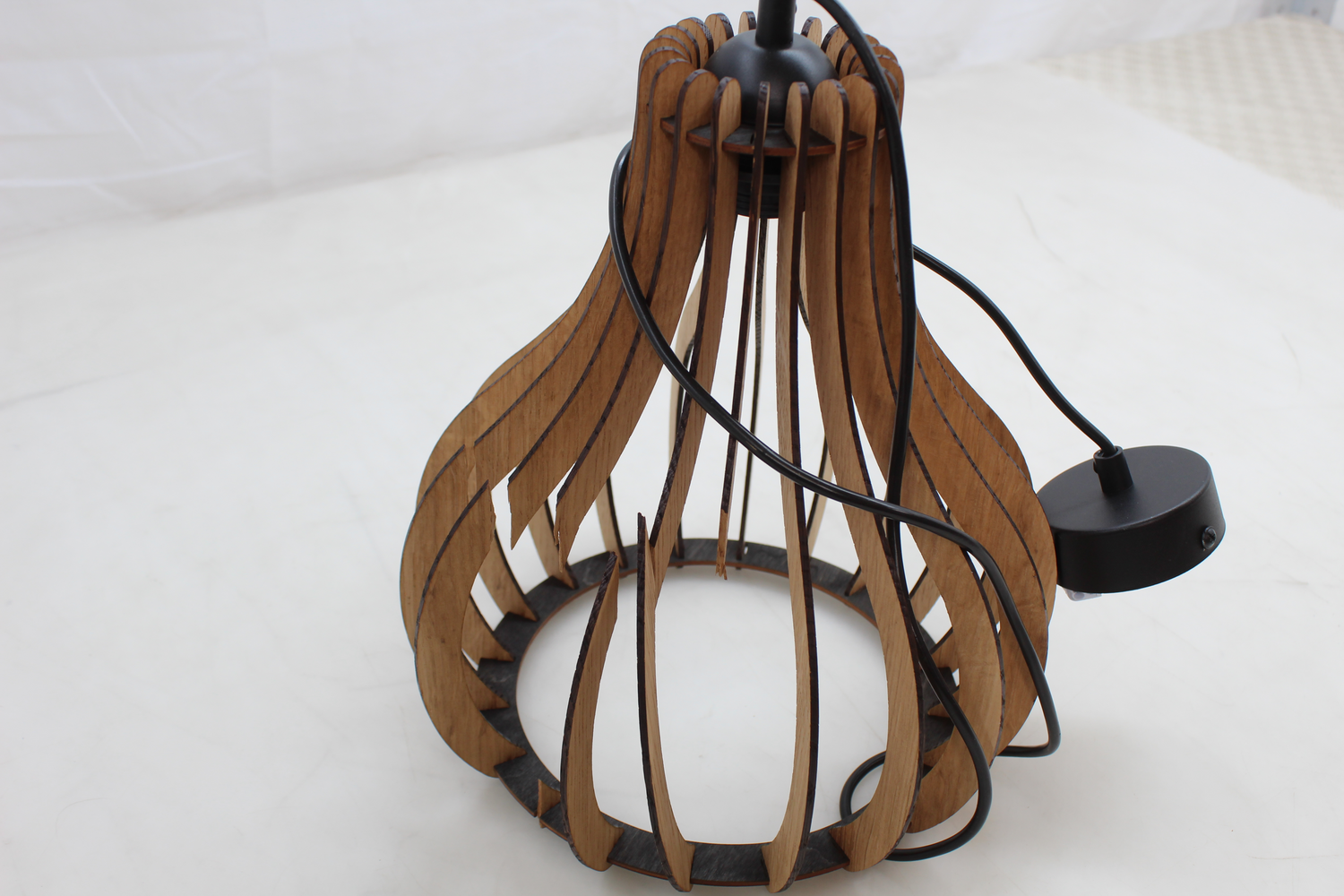 Envostar Hängeleuchte Pendelleuchte Lampe Falou Eiche ø 25 Cm Siehe Text/Foto C-Ware - 4251911795837