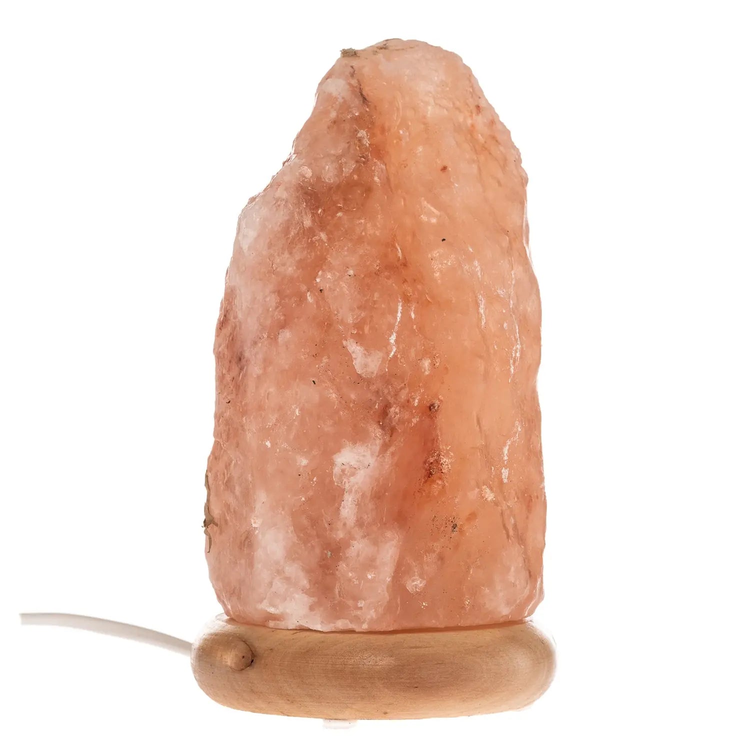 B-Ware Envostar Salzlampe Lampe Salzstein Leuchte Harmony Natur Rot Holz Sockel 19cm - 4251911796247