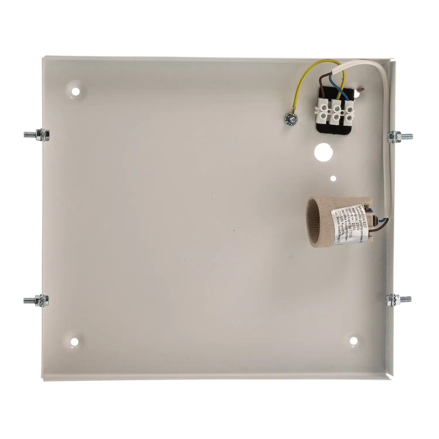 B-Ware Envostar Kerio Deckenlampe 27,5x27,5cm Deckenleuchte Lampe Leuchte E27 Eiche 622 - 4251911789379