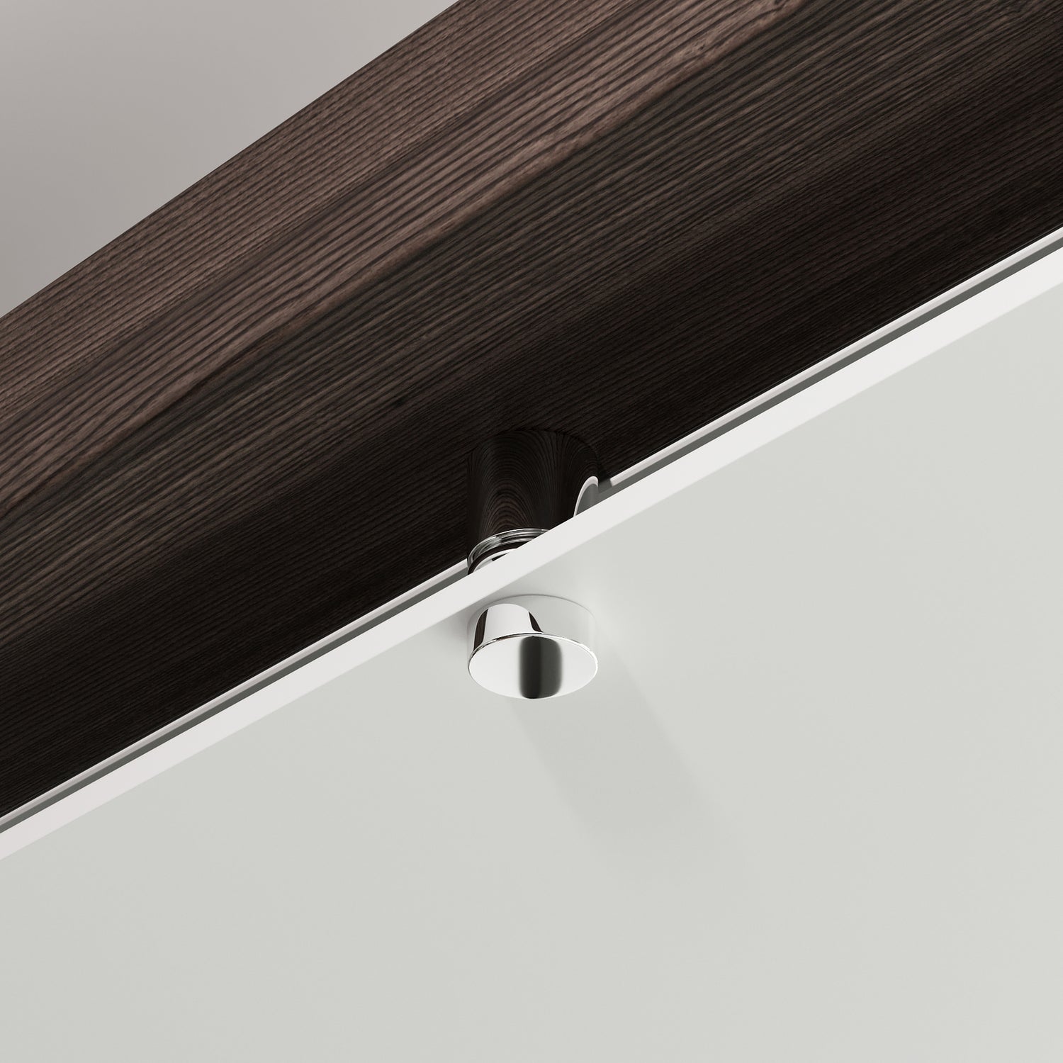 B-Ware Envostar Deckenlampe Lampe Kerio Wenge 30x30 Cm Glas Holz Wohnzimmer Esszimmer - 4251911791266