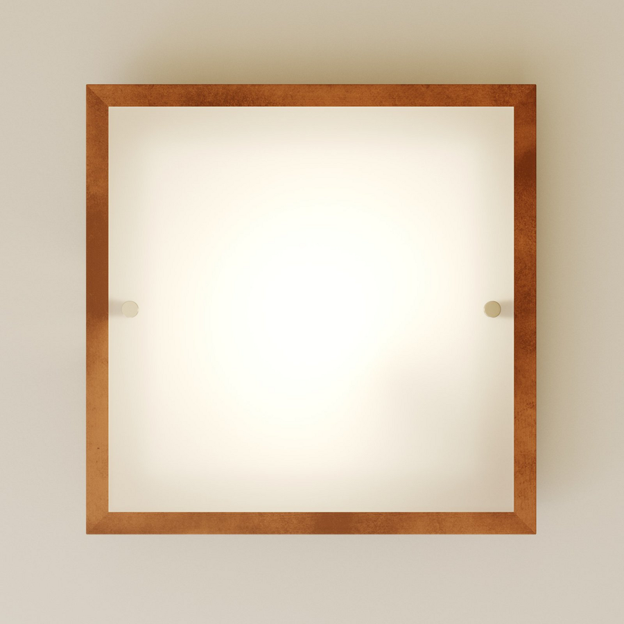 Envostar Kerio Deckenlampe 35x35cm Kiefer Rustikal Deckenleuchte Siehe Text/Foto B-Ware - 4251911789362