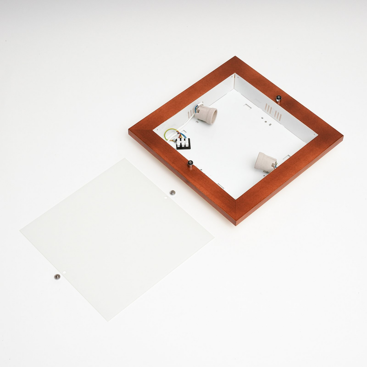 Envostar Kerio Deckenlampe 35x35cm Kiefer Rustikal Deckenleuchte Siehe Text/Foto B-Ware - 4251911789362