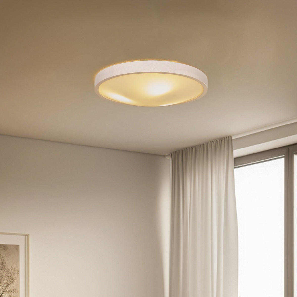 Envostar Kris Deckenleuchte Lampe LED Decke Ø 47,5 cm weiß Modernes Licht Deko - 4251911787702