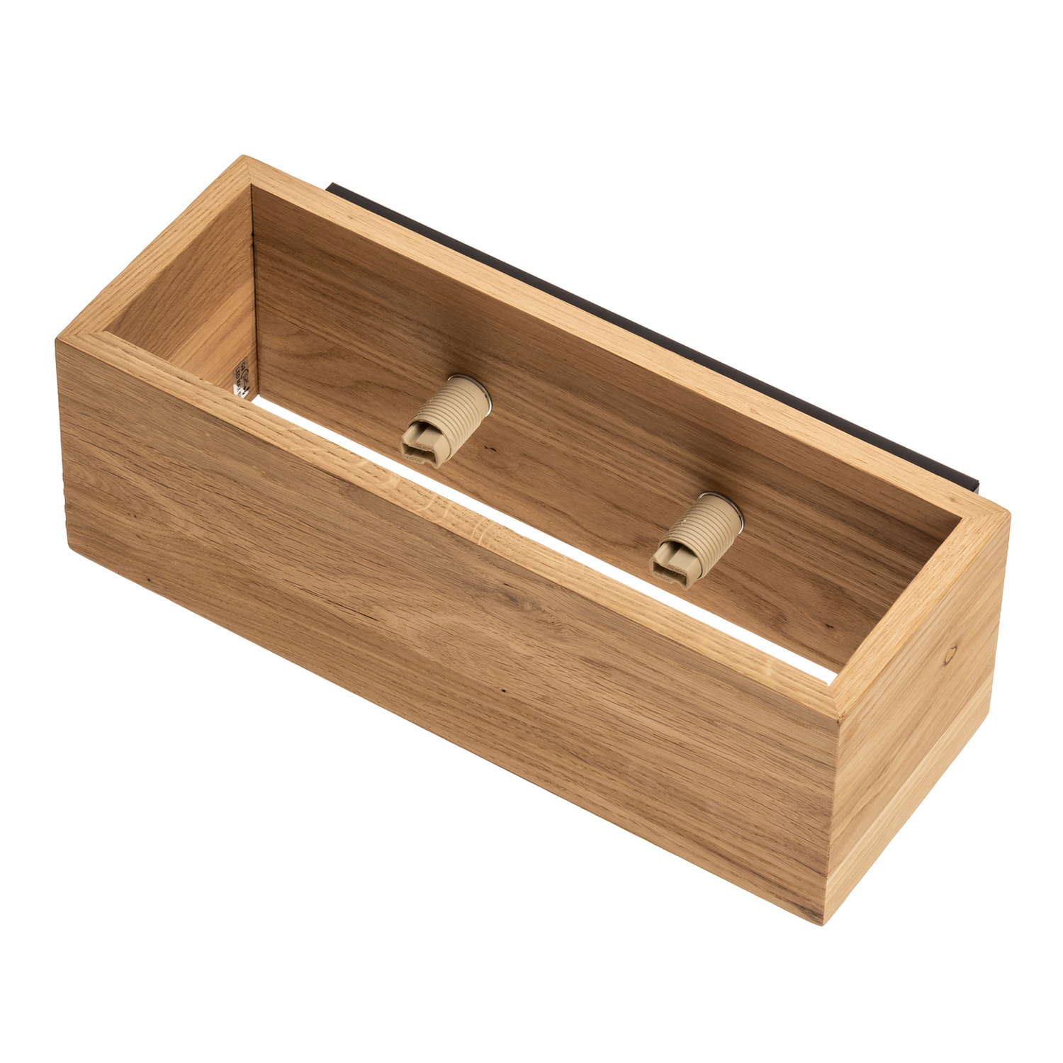 B-Ware Envostar Kubiko Wandleuchte Eiche Geölt Wandlampe Lampe Leuchte Licht Spot G9434