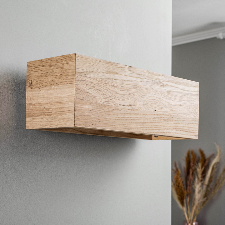 Envostar Kubiko Wandleuchte Eiche Geölt Wandlampe Lampe Leuchte Licht Spot G9 B-Ware - 4251911790689