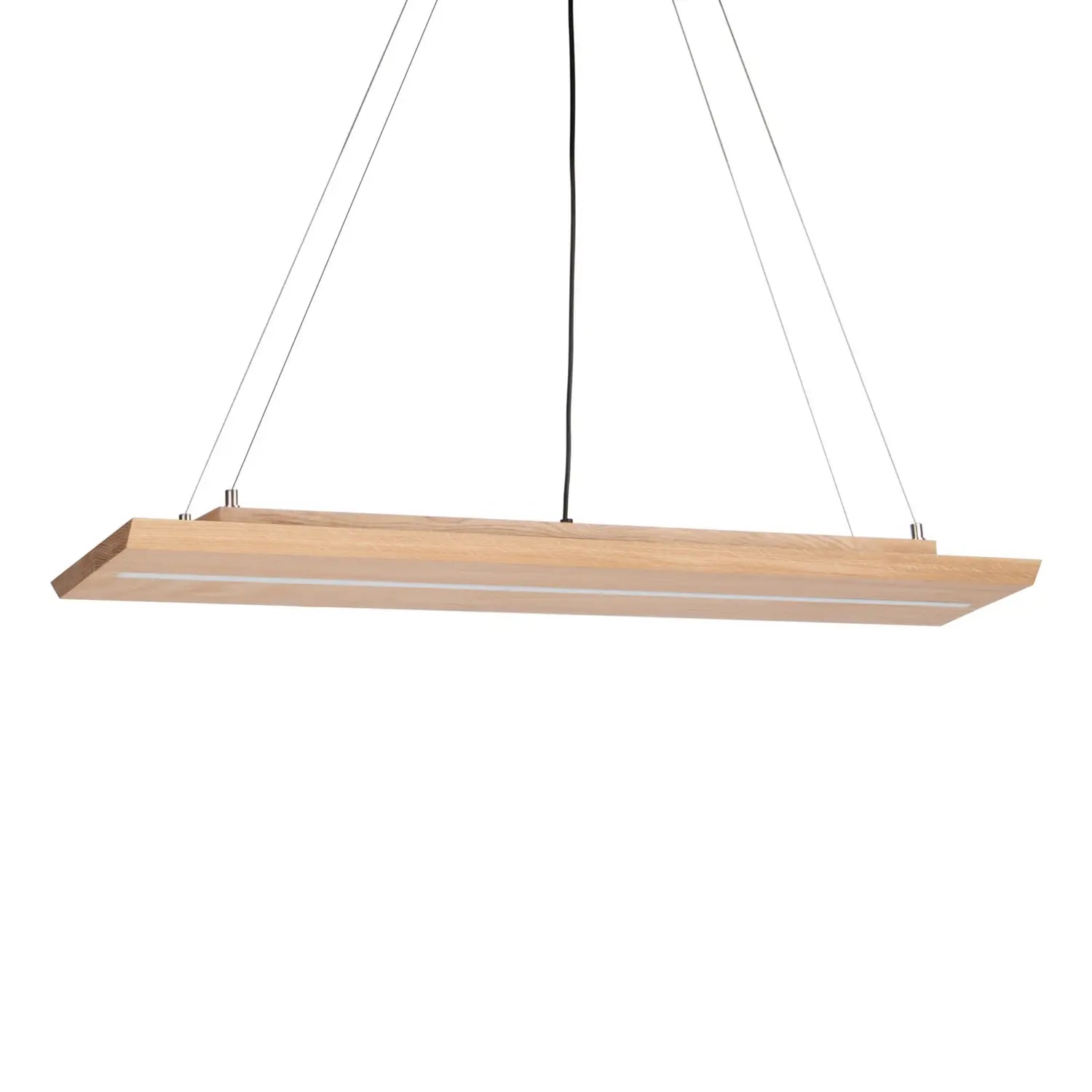 B-Ware Envostar Hängeleuchte Pendelleuchte Led Eiche Metall Holz Schwarz Tribe - 1573410