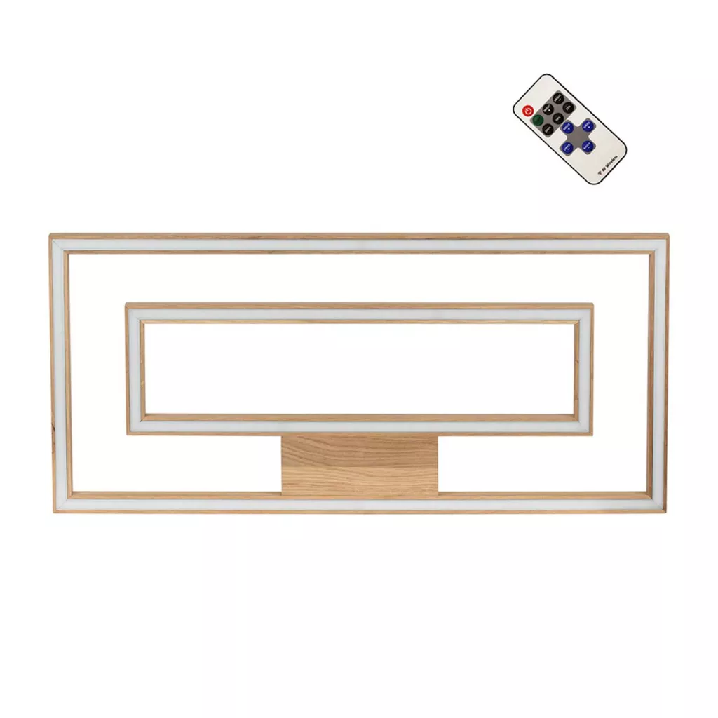Envostar Lineo Led Wandleuchte Eiche Wandlampe Leuchte Fernbedienung 2 Flammig B-Ware - 4251911724752