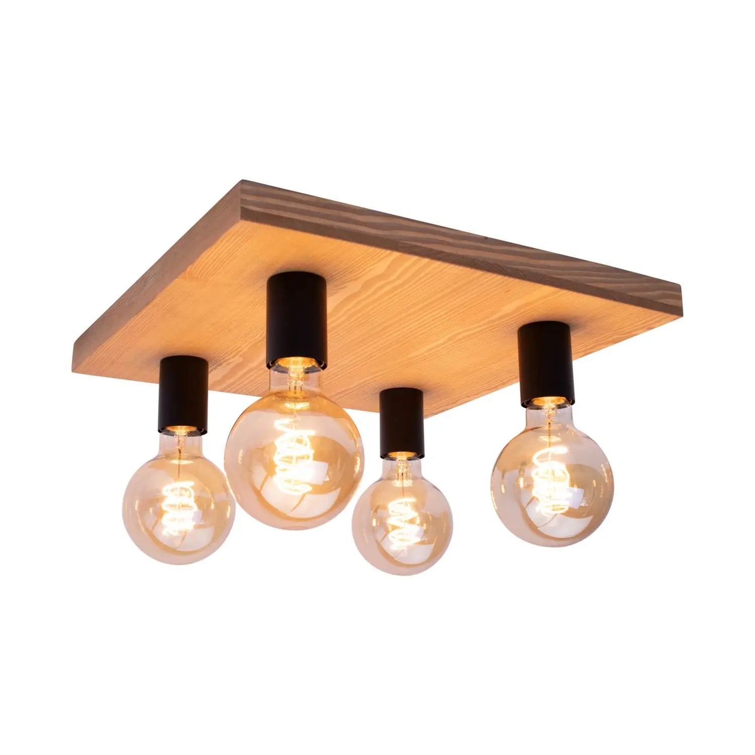 B-Ware Envostar Deckenlampe Lampe Leuchte Lobo Kiefer Braun Holz Wohnzimmer Siehe Text - 4251911748062