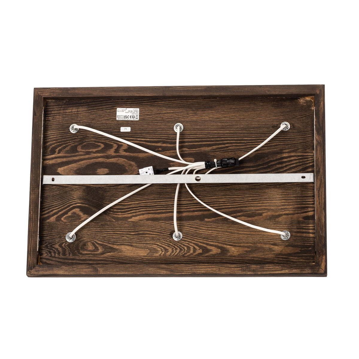 Envostar Lobo Deckenlampe Leuchte Deckenbeleuchtung 6-flammig Kiefer grau LED - 4251911748116