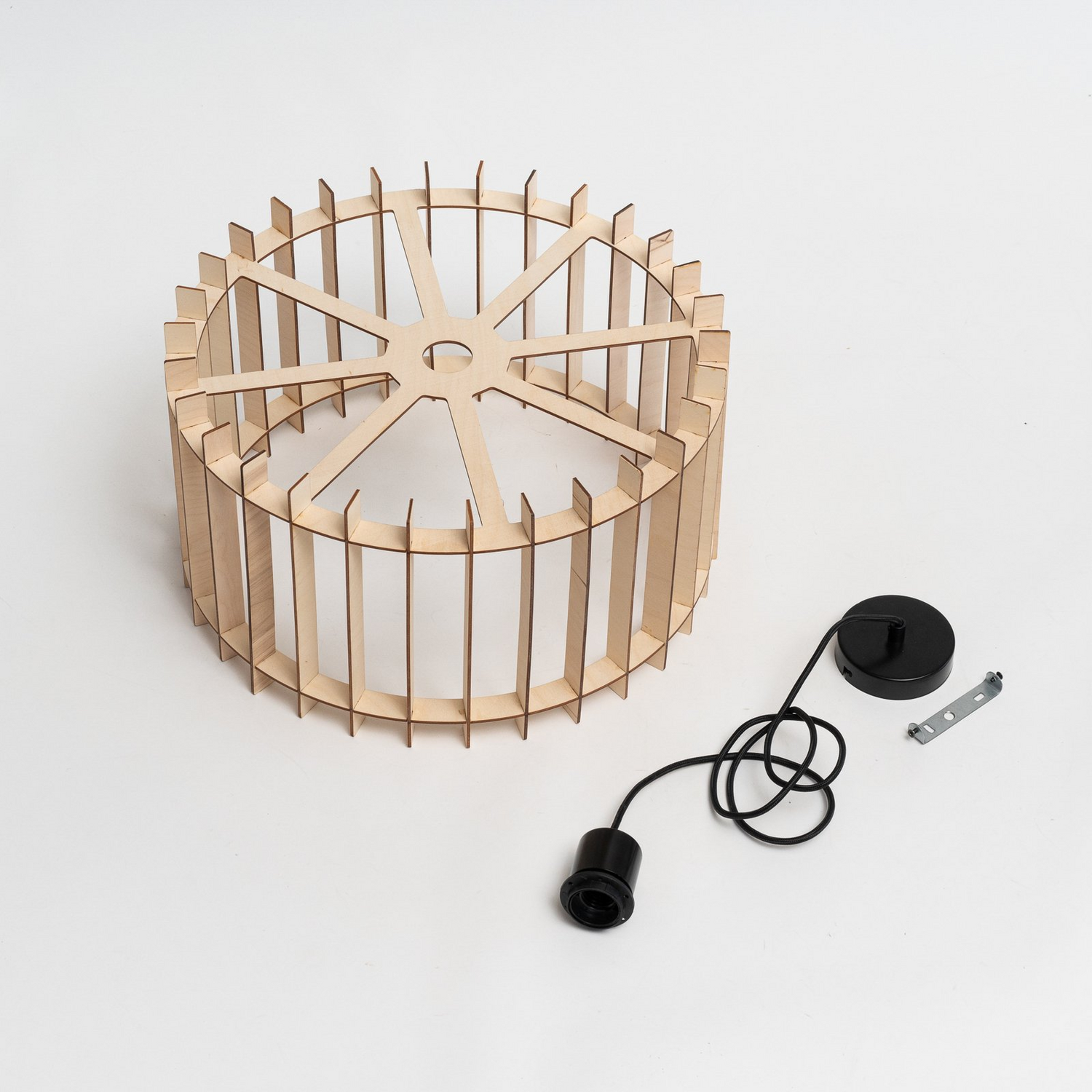 B-Ware Envostar Mors Hängeleuchte Birkensperrholz Deckenlampe Deckenleuchte Lampe Spot