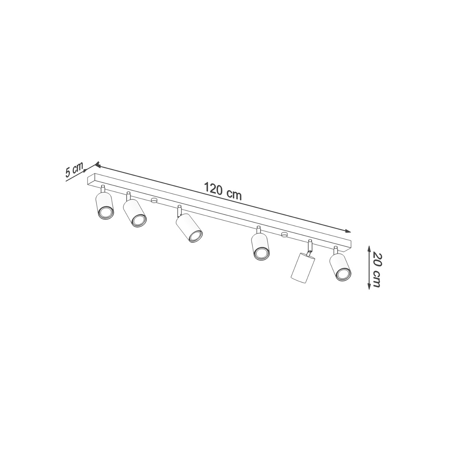 B-Ware Envostar Peach Puff Deckenspot Holz Zylinder Deckenlampe Deckenleuchte Spot - 4251911783261