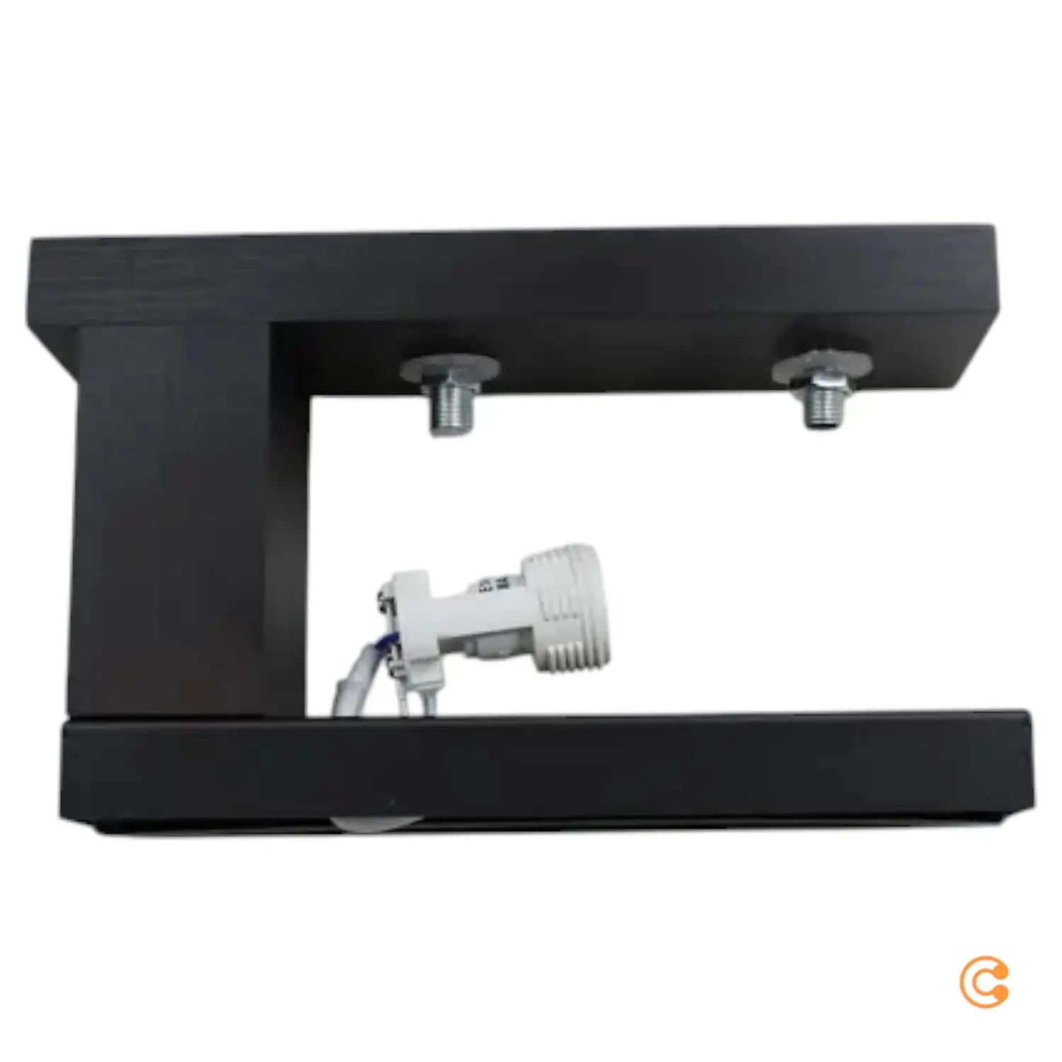 B-Ware Envostar Peach Puff Wandleuchte Mit Glas Schwarz Wandlampe Lampe Siehe Text/Foto - 4251911783193