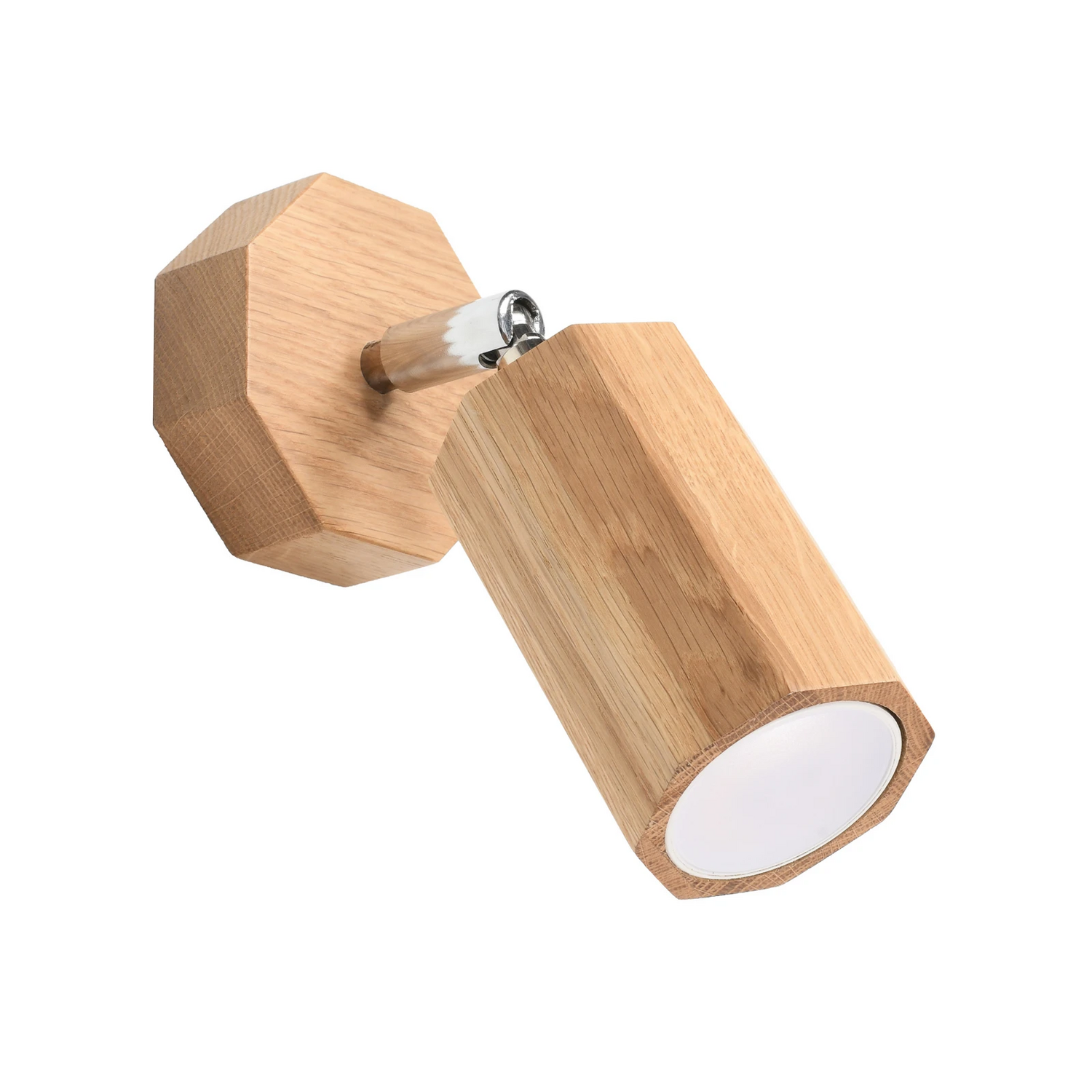 Envostar Wandspot Leuchte Peach Puff Holz Oktagon 1 Flg Lampenfassung E27 B-Ware - 4251911783292