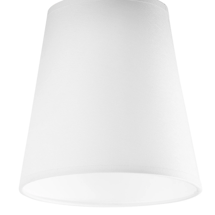 Envostar Risco Deckenlampe 1 Flg. Stoffschirm Weiß Deckenleuchte Lampe Leuchte B-Ware
