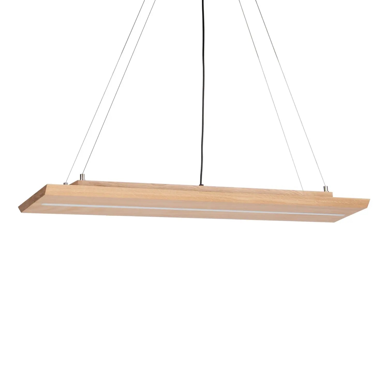 B-Ware Envostar Pendelleuchte Hängelampe Led Eiche Metall Holz Schwarz Tribe - 4251911754988