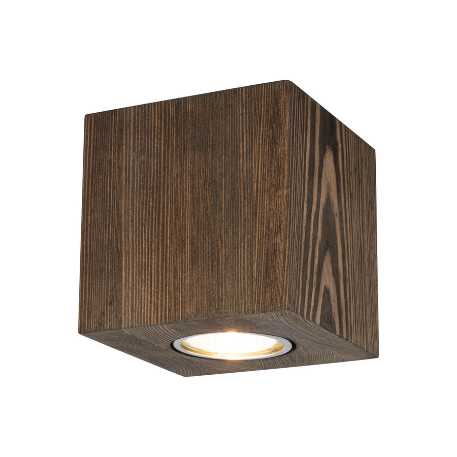 Envostar Tuni Downlight Deckenleuchte Deckenlampe Kiefer Nussbaum Gebeizt Gu10 B-Ware - 1573607