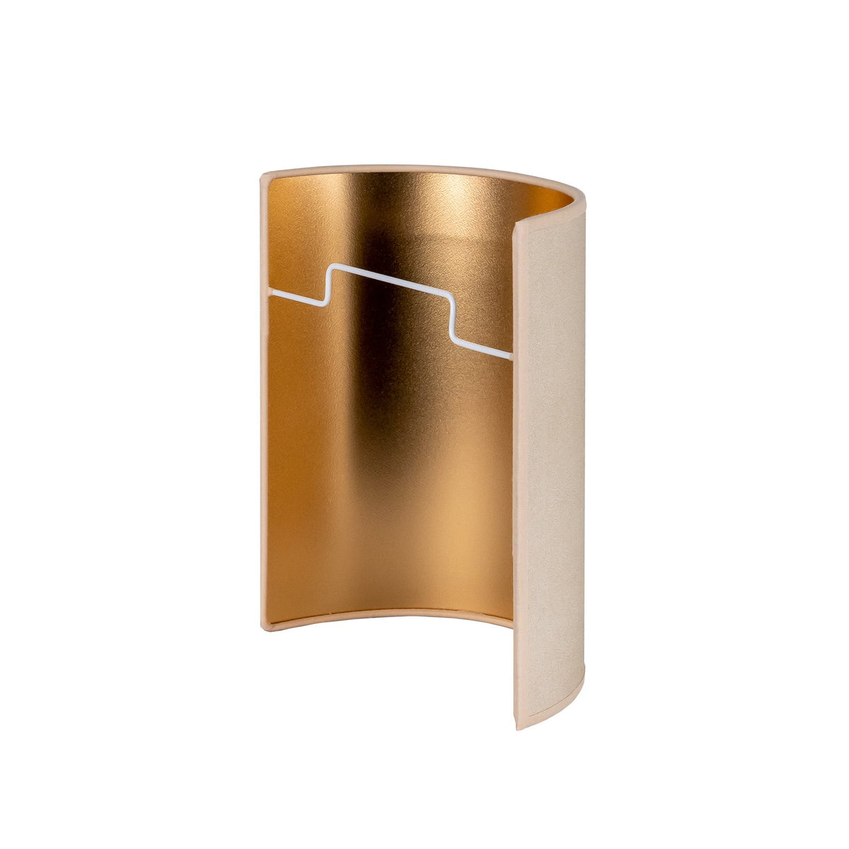 Envostar Wandlampe Leuchte Idun beige Kunstleder 24cm Wandbeleuchtung Innen618 - 4251911790269