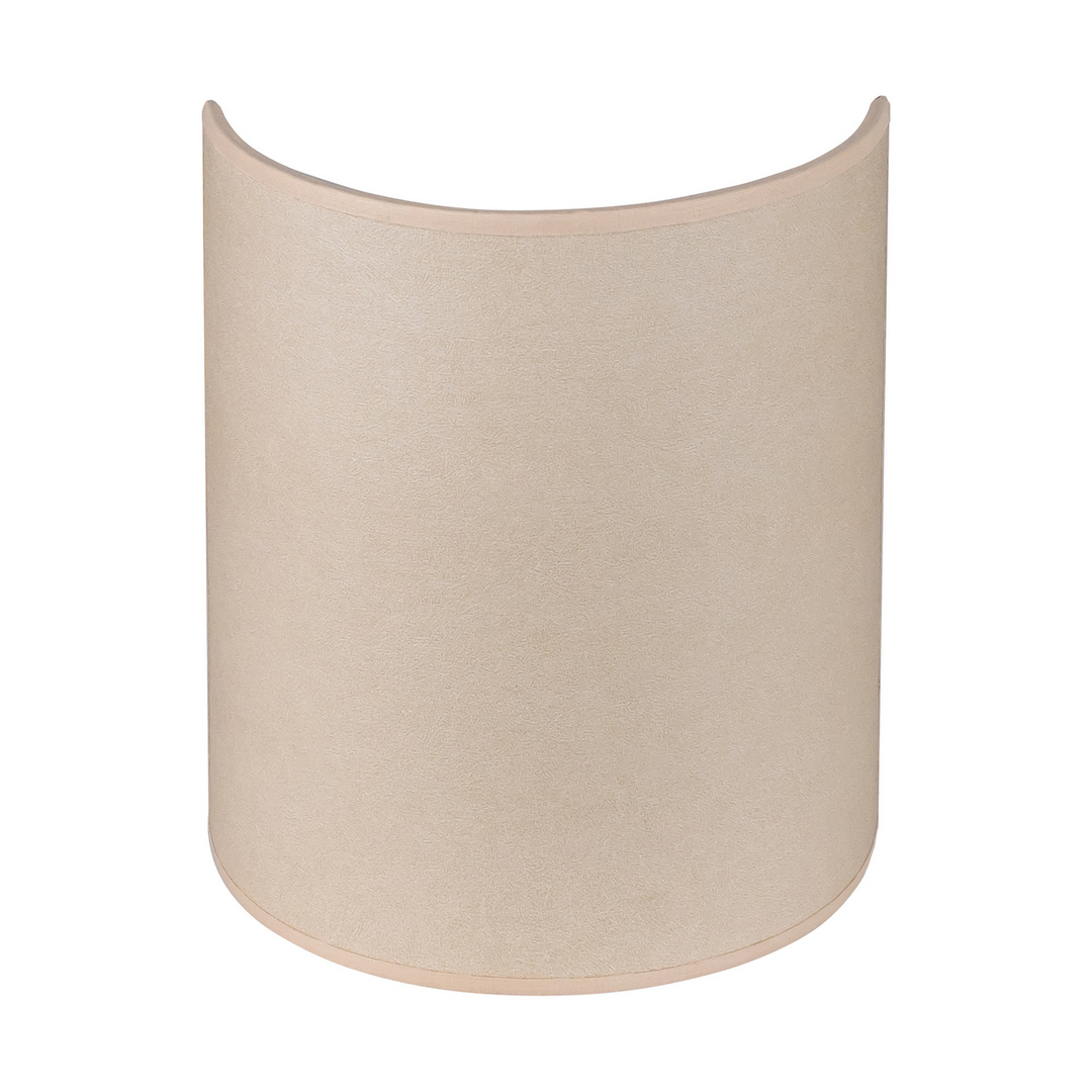 Envostar Wandlampe Leuchte Idun Beige Kunstleder 24cm Wandbeleuchtung Innen B-Ware - 4251911790269