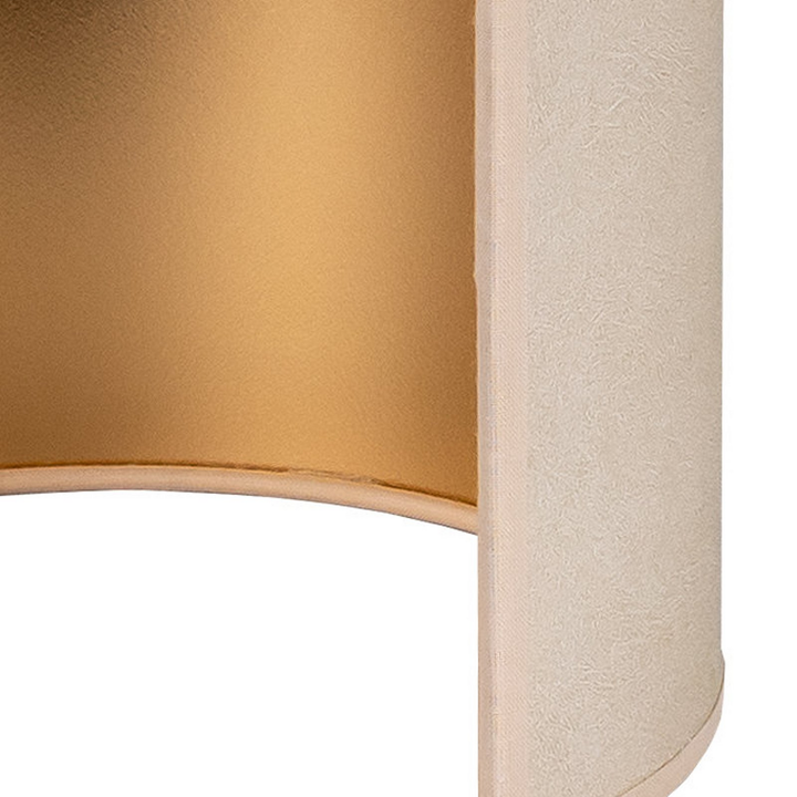 Envostar Wandlampe Leuchte Idun Beige Kunstleder 24cm Wandbeleuchtung Innen B-Ware - 4251911790269
