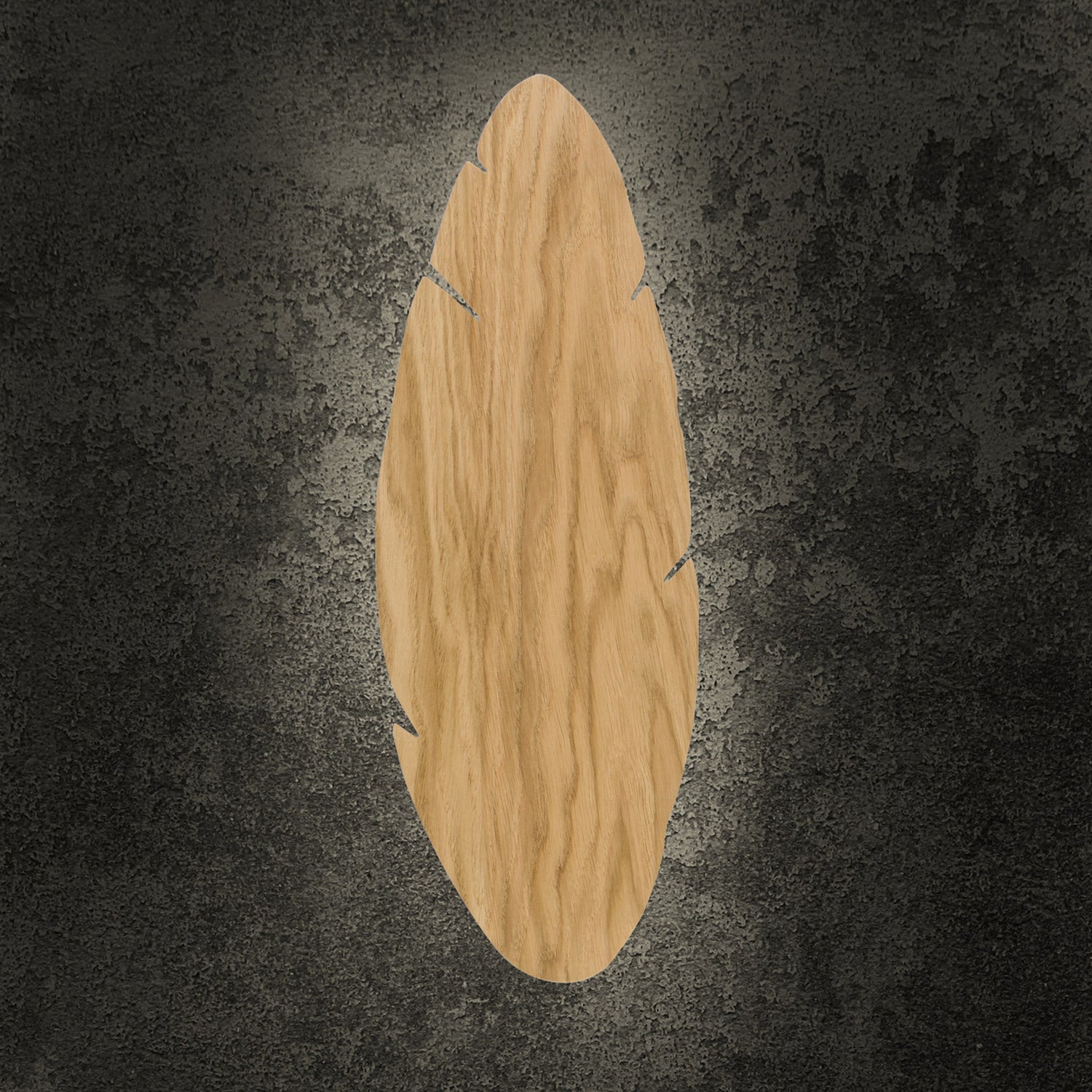 B-Ware Envostar Wandleuchte Lampe Lehti Blattform Holz Hell 51 X 18 Cm350 - 5906135159901