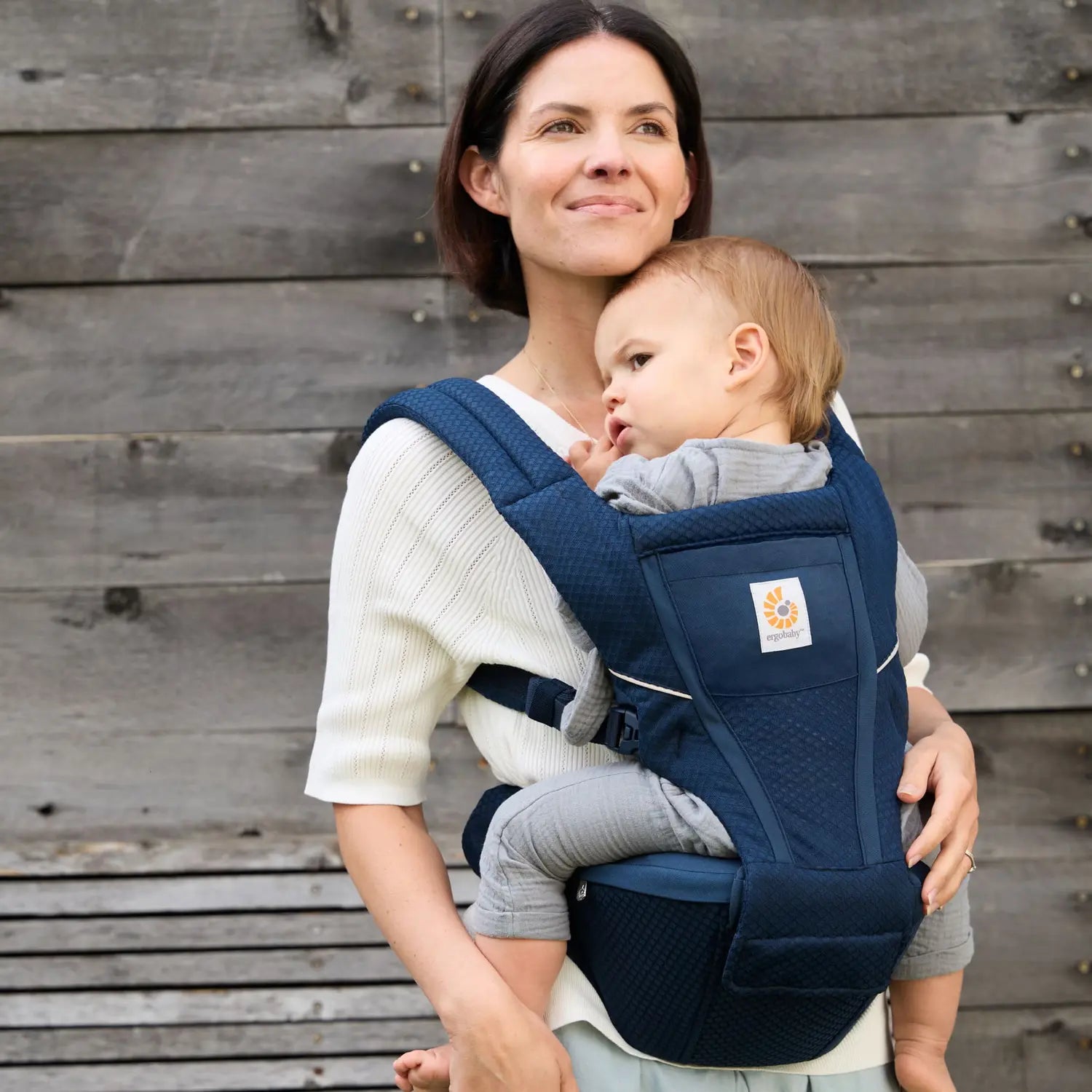 B-Ware Ergobaby Alta Hip Seat Babytrage Hüftsitz Tragehilfe Baby Komfort Midnight Blue - 1220000205437
