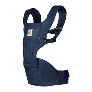 B-Ware Ergobaby Alta Hip Seat Babytrage Hüftsitz Tragehilfe Baby Komfort Midnight Blue