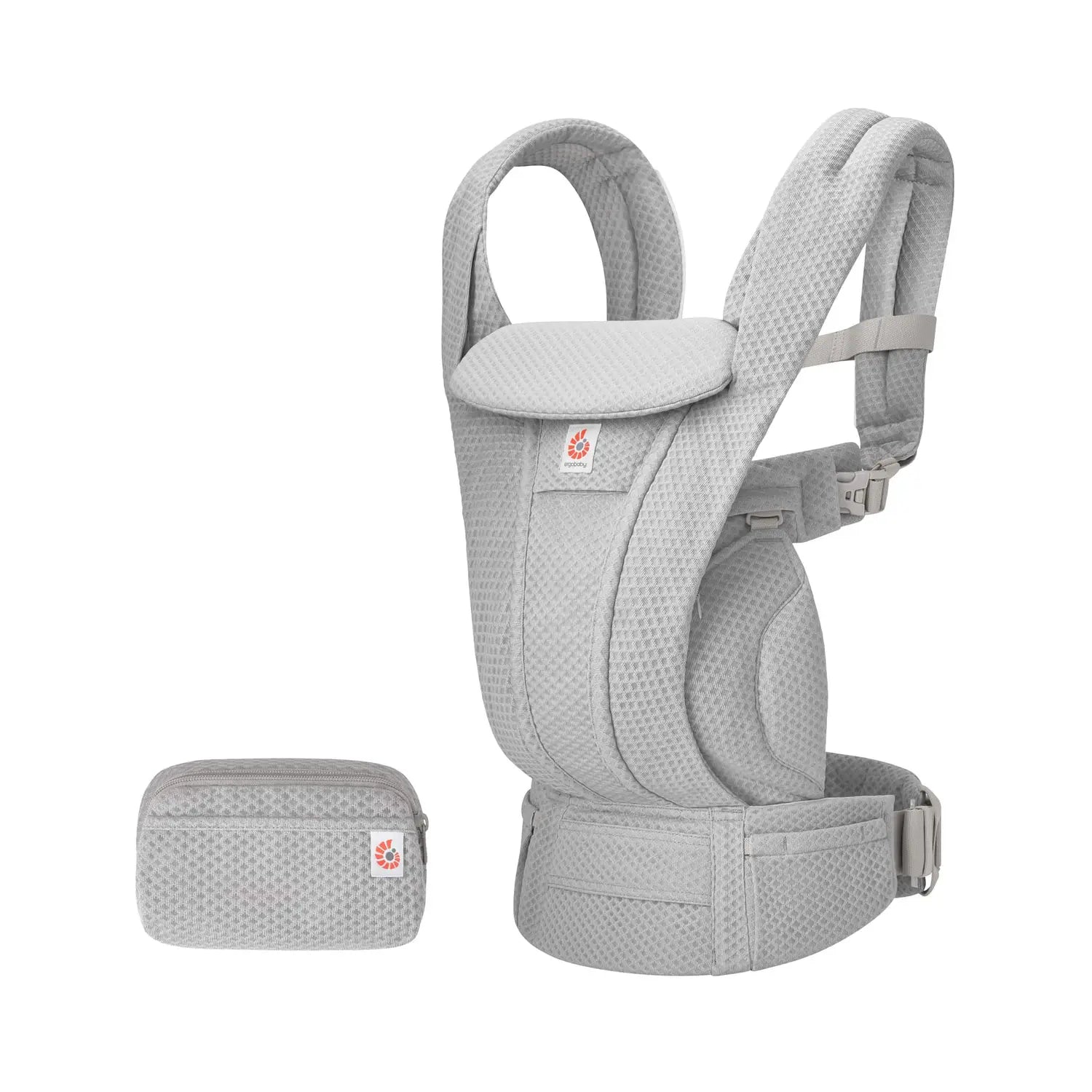 B-Ware Ergobaby Babytrage Tragesystem Mesh Omni Deluxe Vier Tragepositionen Pearl Grey - 1220000209916