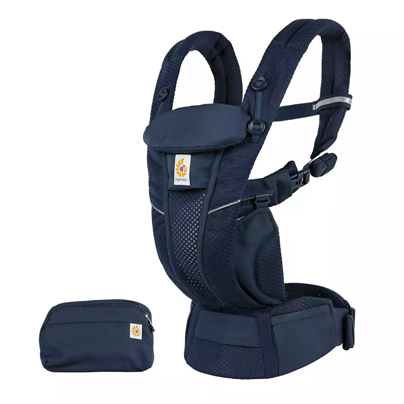 B-Ware Erg Obaby Babytrage Tragehilfe Omni Breeze Midnight Blue Mesh Komfort Baby - 1220000203648