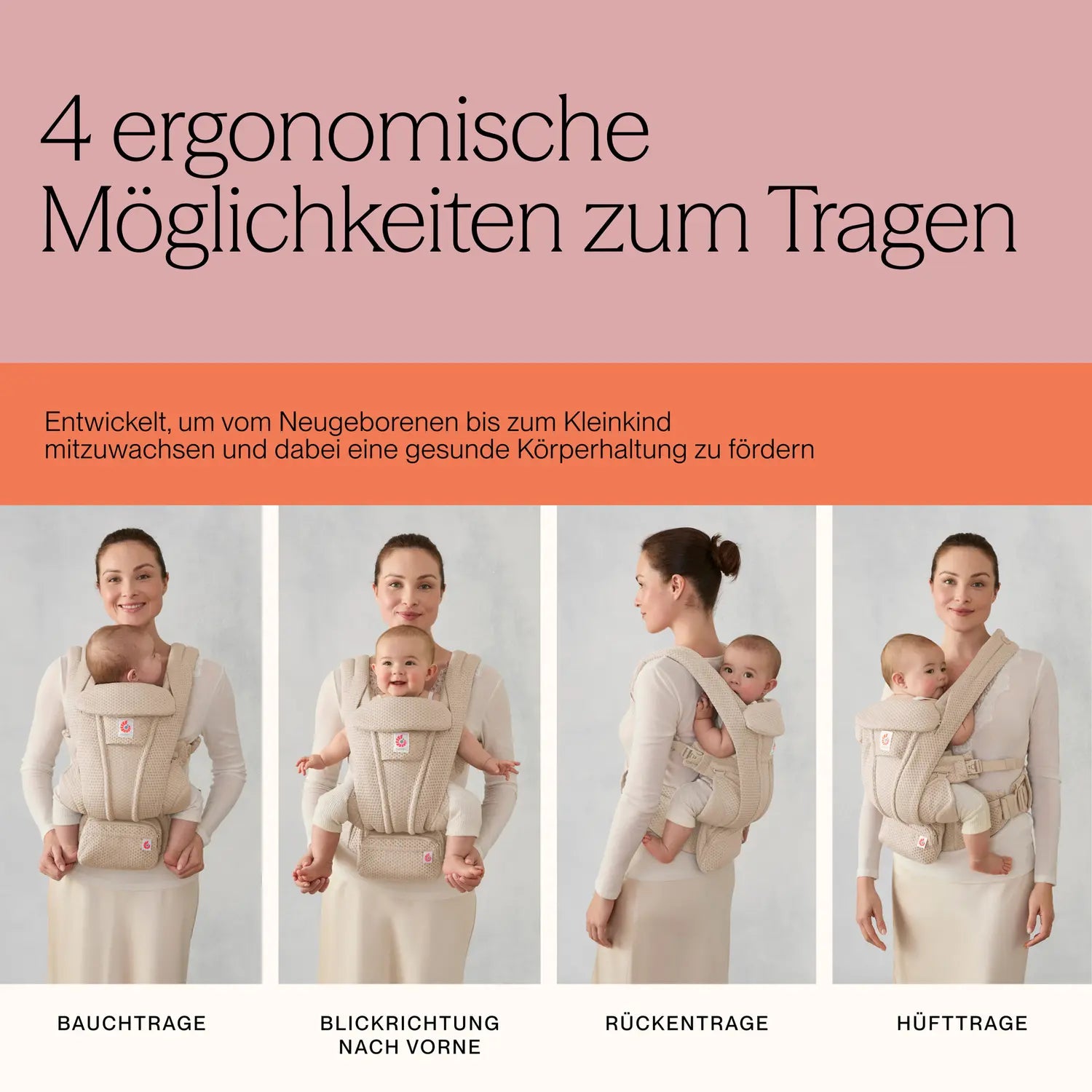 B-Ware Ergobaby Omni Deluxe Babytrage Tragehilfe Allround All In One Mesh Midnight Blue - 1220000209947
