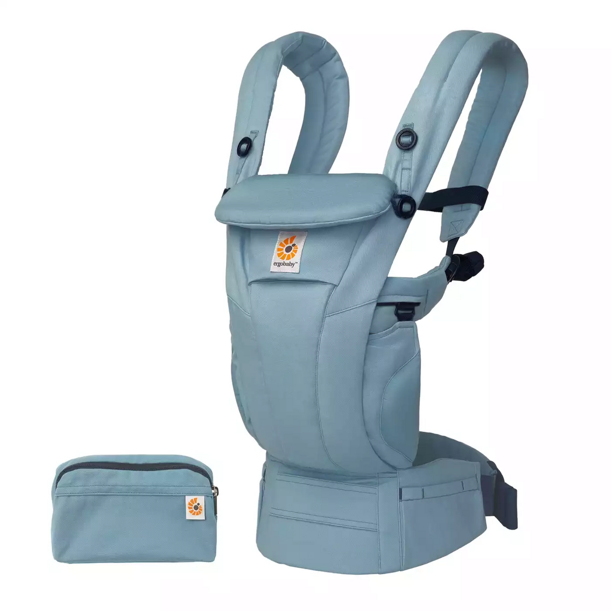 ERGObaby Omni Dream Babytrage Tragesystem Babytragehilfe Slate Blue Baumwolle - 1220000204287