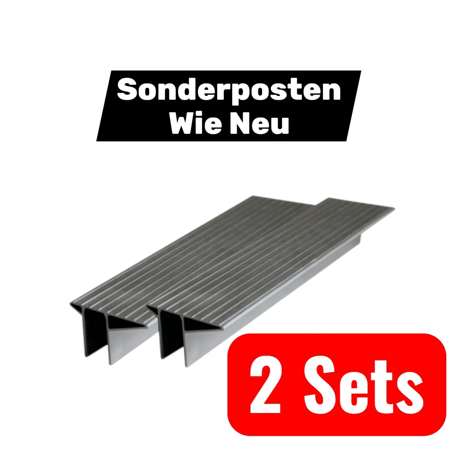 B-Ware Ergotritt 2er Aufsteckstufe Stufe Zusatzstufe Steckstufe Leiterstuf 2 Sets - 9120041699160