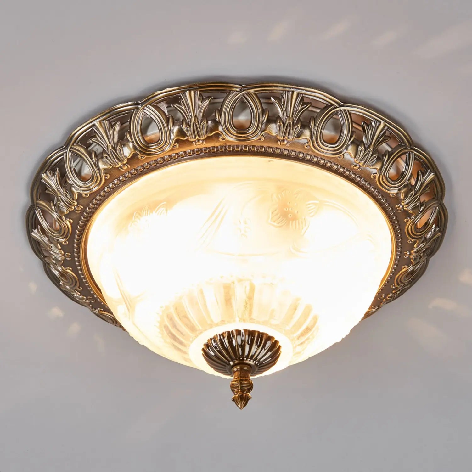 B-Ware Searchlight Deckenlampe Teresa Deckenleuchte Deckenlicht Mit Schmuckrand E14 Led - 5013874190451