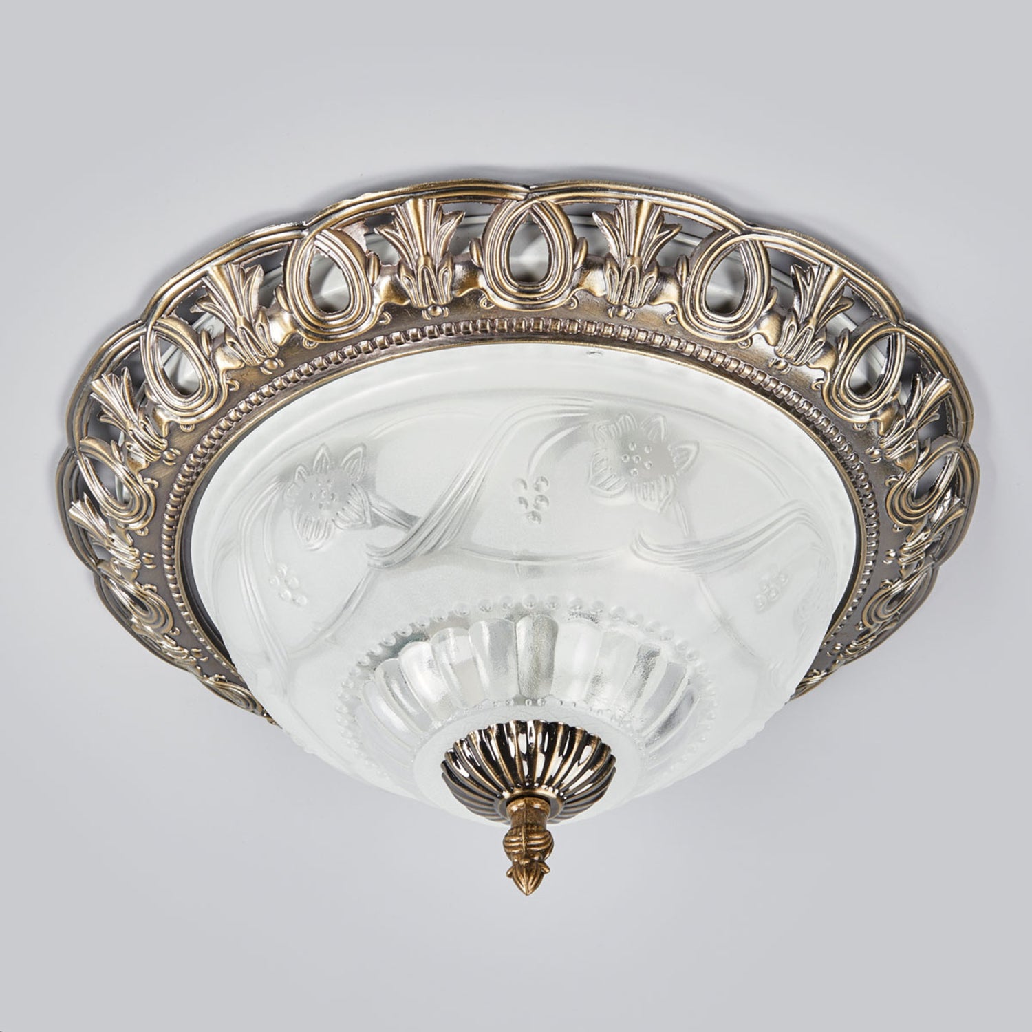 B-Ware Searchlight Deckenlampe Teresa Deckenleuchte Deckenlicht Mit Schmuckrand E14 Led - 5013874190451