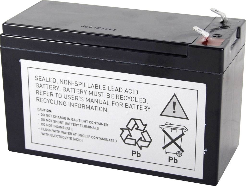 Conrad energy Ersatzakku RBC17 für APC USV-Anlage Wiederaufladbar - 4016138850734