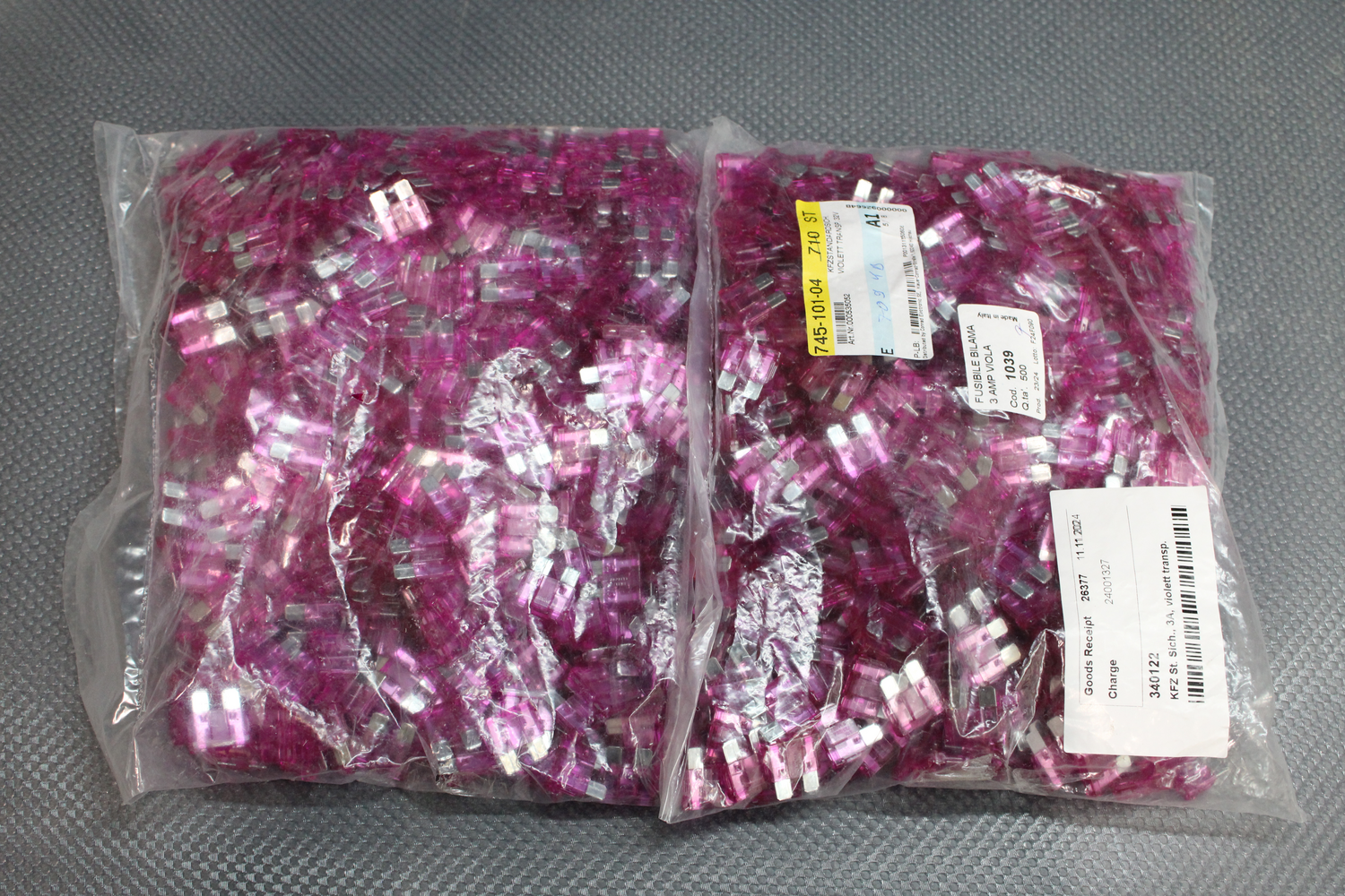 Eska 340122 340.122 Standard Flachsicherung 3 A Kfz Werkzeug Kfz 1000 Stück B-Ware - 2050001522931