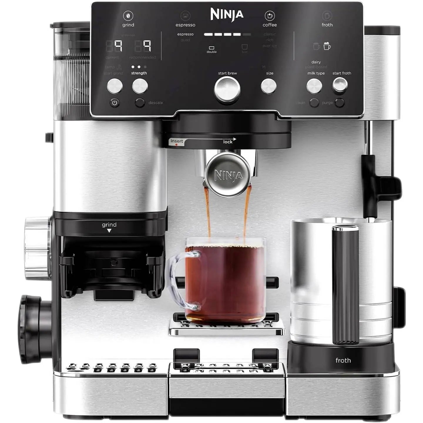 B-Ware Ninja Espressomaschine Kaffeeautomat Espressogerät Es501 Eu Essential Luxe