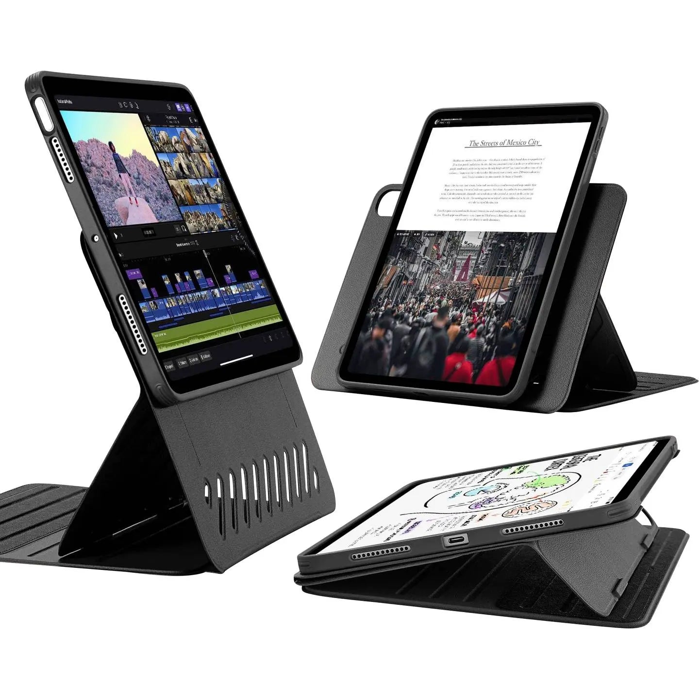 B-Ware Esr Tablet Cover Schutzhülle Shift Magnetic I Pad Air Apple Schwarz Stifthalter - 4894240188354