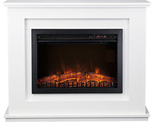 B-Ware Essentials Elektro Kaminofen Elektrokamin Essentials Smart Home 2000 W Deko Weiß